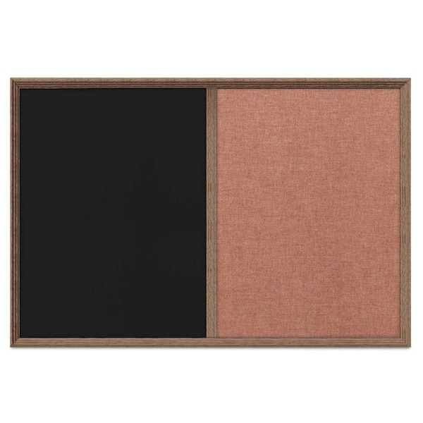 Enclosed Corkboard, 1 Door, 24"x36", 4" Fra